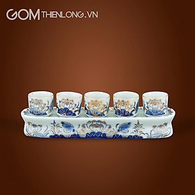 Mua Bát Hương Vẽ Vàng - Bộ Đồ Thờ Vẽ Vàng Bát Tràng - Gốm Thiên Long