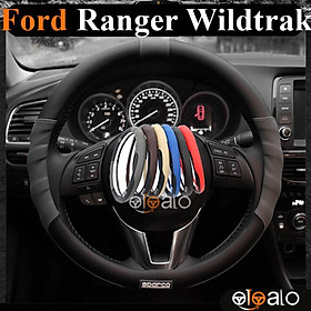 Bọc vô lăng da PU dành cho xe Ford Ranger Wildtrak cao cấp SPAR - OTOALO