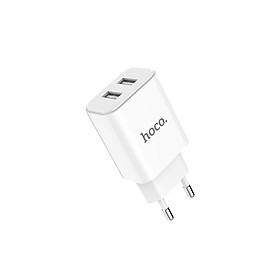 Mua Củ Sạc Hoco C62A - 2 Cổng  USB - Tặng Cáp Micro Usb - Chính Hãng