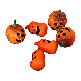 Artificial Pumpkins Vegetable Model Halloween Ornaments for Autumn Christmas