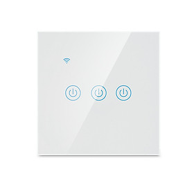 Zigbee Smart Light Switch Smart Life/Tuya APP Remote Control EU Wall Touch Switch Compatible with Alexa Google Home for