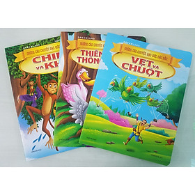 Combo 3 cuốn sách NHỮNG CÂU CHUYỆN ĐẠO ĐỨC ĐẶC SẮC: Thiên Nga Thông Thái, Chim Và Khỉ, Vẹt Và Chuột