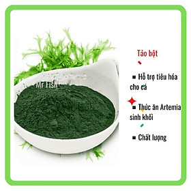 Tảo bột Spirulina-Thức ăn cá tép cảnh - Thức ăn nuôi Artemia sinh khối - Nuôi cá bột-Mr Fish