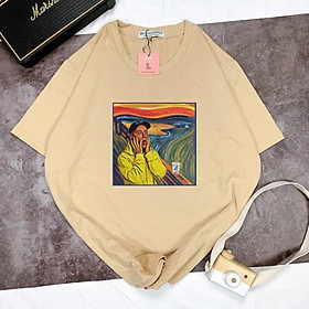 Áo Thun Tay Ngắn UNISEX CHÀNG TRAI - Hình chụp thật