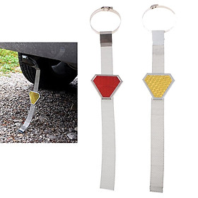 Vehicle Car Anti Static Strap Earth Belt Ground Wire Safety Chain Yellow+Red