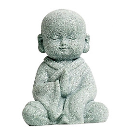 Monk Figurine Buddha Statue Delicate Decorative for Home Decor Desktop