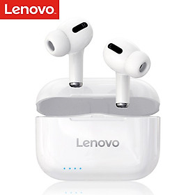 Lenovo LP1S True Wireless Earbuds BT 5.0 Headphones TWS Stereo Earphones with Dual Diaphragms Dual Hosts IPX4 Waterproof