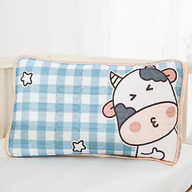 Gối điều hoà cho bé LIDACO chất liệu tencel mềm mát kèm ruột matxa kích thước 30x50cm