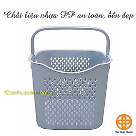 Mua Giỏ đựng đồ đa năng giỏ caro cao  có quai xách nhựa  Giỏ đựng quần áo thiết kế hiện đại