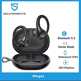 Tai nghe không dây True Wireless Bluetooth SoundPEATS Wings2 - Hàng chính hãng