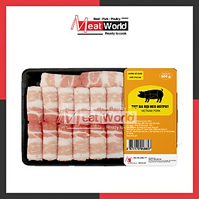 Thịt ba chỉ heo 500G Hotpot - VN