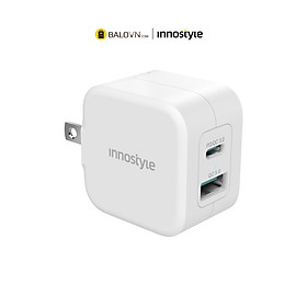 Mua Sạc Nhanh 2 Cổng PD/QC3.0 20W Innostyle Minigo Pro III IC20-2PDWHI - Hàng chính hãng