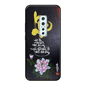 Ốp lưng điện thoại Vivo V17 PRO viền silicon dẻo TPU  hình Thư Pháp - Hàng chính hãng