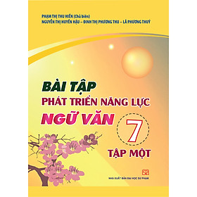 Combo 2 Cuốn Bài Tập  Phát Triển Năng Lực Ngữ Văn 7 Tập Một, Tập Hai