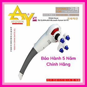 Chính Hãng Ayosun - Máy Massage cầm tay 7 đầu AYS Hàn Quốc