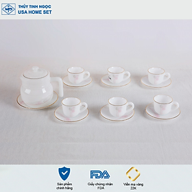 Mua Bộ ấm trà Thủy tinh ngọc MP USA Homeset P3066HLPLD