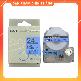 Mua Nhãn in TEPRA - EPSON LC-6LBP (SC24BW) – Chữ đen nền xanh dương 24MM X 8M  - Dùng cho máy in nhãn TEPRA - EPSON  Hàng nhập khẩu 