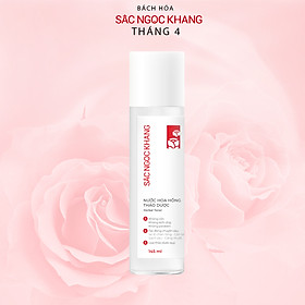 Nước Hoa Hồng Sắc Ngọc Khang 145ml chiết xuất từ 5 loại thảo dược giúp da cân bằng độ ẩm