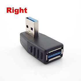 Đầu Nối Mở Rộng Usb 3.0 A Male Sang Female 90 Độ Cho Laptop PC