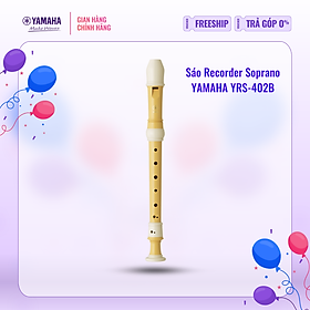 Mua Sáo Recorder Soprano YAMAHA YRS-402B hệ thống ngón bấm Baroque  được làm từ nhựa thực vật an toàn sản phẩm chính hãng