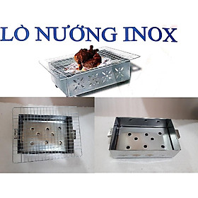 LÒ NƯỚNG THAN INOX, BẾP NƯỚNG THAN INOX BBQ, KHO HÀNG GIÁ SĨ BẾP NƯỚNG THAN TẶNG KÈM VĨ NƯỚNG GIÁ TỐT