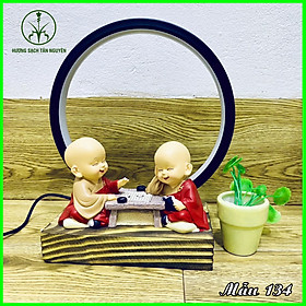 Mua Thác khói chú tiểu Tân Nguyên  thác trầm  thác khói trầm hương kèm đèn LED - TK134
