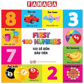 Sách - First 100 Numbers - 100 Số Đếm Đầu Tiên
