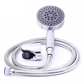 Bộ tay dây sen 5 chế độ phun nước Eurolife EL-100SH (Trắng bạc)