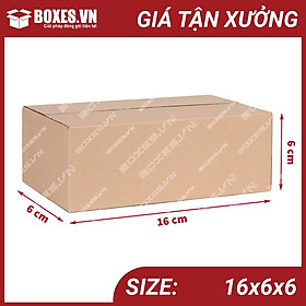 Mua 16x6x6 Combo 100 hộp Carton đóng gói hàng giá tại xưởng