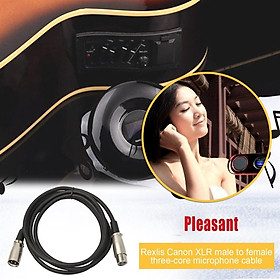 Rexl Cannon Xlr Male To Female Triple Core Microphone Line 1.8 M
