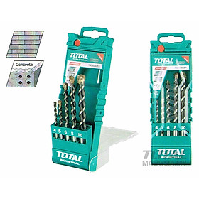 BỘ MŨI KHOAN BÊ TÔNG 5 CHI TIẾTTOTAL TACSD5051