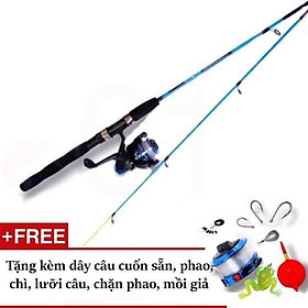 Bộ cần câu shimano 2 khúc đặc có từ 1m35 đến 2m7+máy ,cần cực khoẻ y hình đồ câu 99 hoang_hai_shop_01