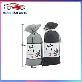 COMBO 02 TÚI THAN TRE HOẠT TÍNH KHỬ MÙI, LỌC KHÔNG KHÍ XE HƠI, XE Ô TÔ