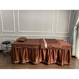 Mua Ga/ Drap giường spa  phun xăm  nail mi chất phi lụa chần bông cực sang chảnh