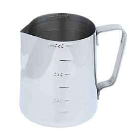 Stainless Coffee Pitcher Milk Frothing Jug with Measurement Markings 350ml