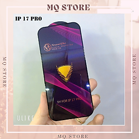Kính cường lực iPh 17 Pro Max - 17 Air - 17 - 17 Pro full màn hình OG chống bụi màn loa , chống trầy xướt akz ( hàng chính hãng)