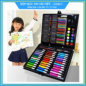 Hộp màu 150 chi tiết hàng đẹp loại 1 - Size đại 31 x 37.5cm