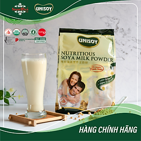 Bột đậu nành Unisoy ít đường 360g ( 30g x 12 gói )