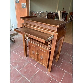 Mua bàn thờ gỗ sồi 127cm