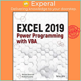 Sách - Excel 2019 Power Programming with VBA by Alexander (US edition, paperback)