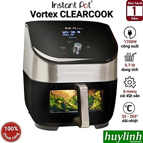 Mua Nồi chiên không dầu Instant Pot Vortex Plus Clearcook – Xuyên thấu – 5.7 lít - 6 Menu - Hàng chính hãng