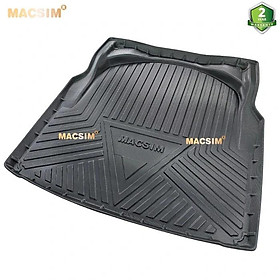 Thảm lót cốp Mercedes E 2010-2015 (qd) nhãn hiệu Macsim chất liệu tpv cao cấp màu đen hàng loại 2