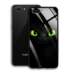 Ốp Lưng Kính Cường Lực cho Realme C1 - 03040 - 7803 TOOTHLESS01 - Hàng Chính Hãng