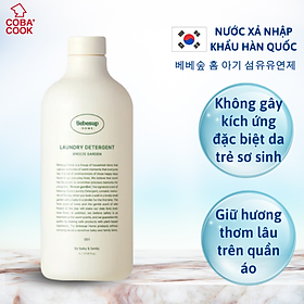 Nước Giặt Xả Quần Áo Không Gây Kích Ứng Da Nhập Khẩu Hàn Quốc Bebesup