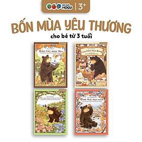 Truyện Ehon bé 3-4-5 tuổi - Bộ 4 cuốn BỐN MÙA YÊU THƯƠNG