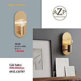 AZP - ĐÈN ỐP VÁCH / ĐÈN TRANG TRÍ / ĐÈN TREO TƯỜNG PHÒNG KHÁCH, PHÒNG NGỦ, NHÀ HÀNG, KHÁCH SẠN AZP-VK109 phong cách đương đại, hàng nhập khẩu AZP
