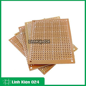 Mua Phíp Đồng Lỗ - Bảng Mạch Đục Lỗ Sẵn PCB Nâu - Kích Thước A4-290X210MM