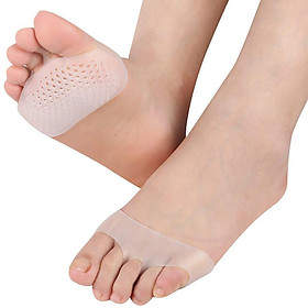 Ushine yoga bụng múa ba lê nhảy múa ngón chân thực hành giày foot thong chăm sóc công cụ nửa duy nhất phòng tập thể dục giày múa ba lê giày phụ nữ Color: MiSe Shoe Size: 37