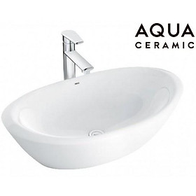 Mua Chậu Rửa Mặt Lavabo Inax AL-465V Đặt Bàn AquaCeramic. Với đặc tính kháng khuẩn  dễ lau chùi - Vật liệu xây dựng Big H