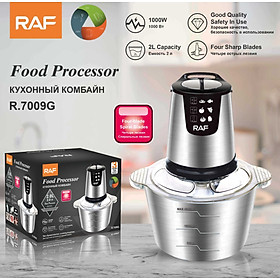 Mua Máy xay thịt đa năng HAEGER RAF INOX công suất 250W  dung tích 2L  cối chắc chắn dễ dàng vệ sinh sau khi sử dụng  R7009GL1 - HÀNG CHÍNH HÃNG